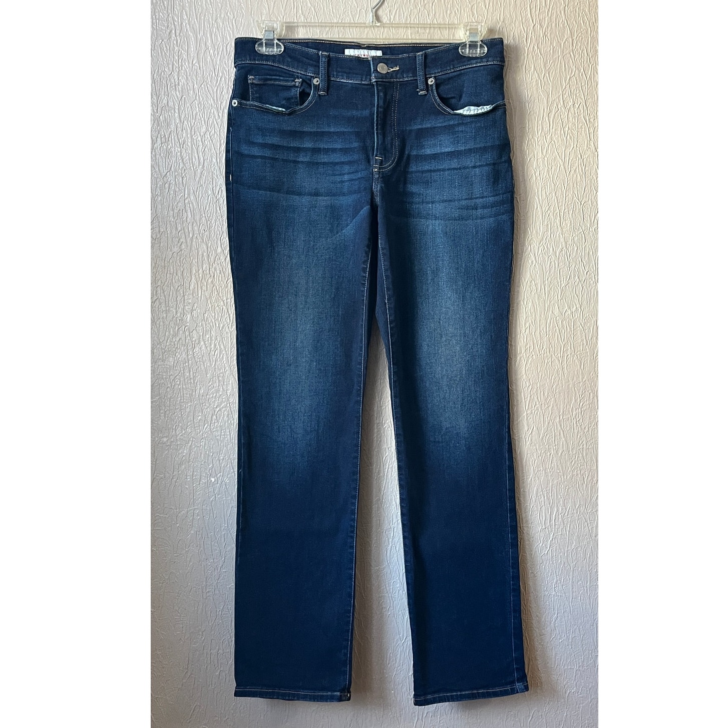 Lucky Brand Women's Sweet Midrise Straight Denim Blue Jeans Cotton 10/30r 32x 31